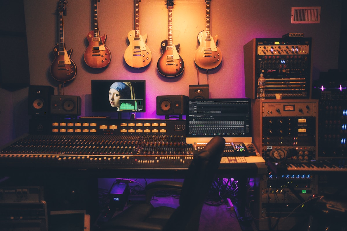 Ruqfa Marketing studio — professional video editing workspace